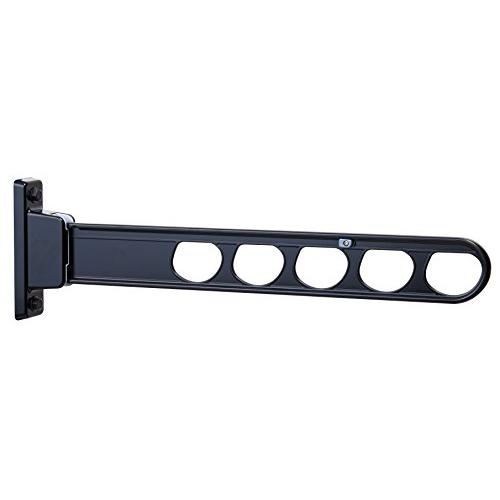 川口技研(Kawaguchigiken) 腰壁用物干し ホスクリーン HD-55-BL ブラック 1...