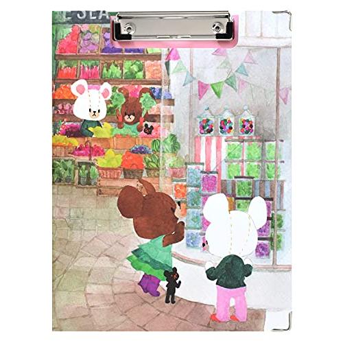 セントレディス クリップボード+(ホワイトボート付き) くまのがっこう Jackie and Dav...
