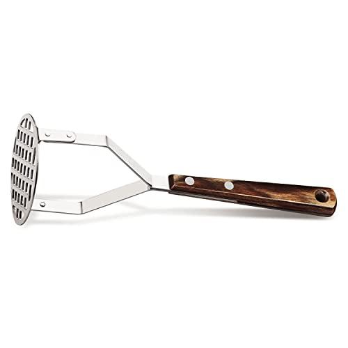 トラモンティーナ 木柄ポテトマッシャー ポリウッド 29cm ダーク 食洗機対応 軽量 耐久性 天然...