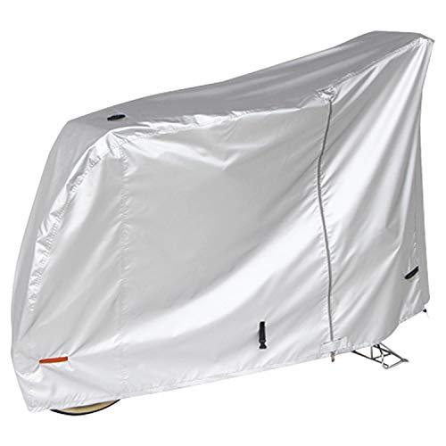 MARUTO(マルト) 電動アシスト車におすすめクイックカバー(電動)ハイバックタイプ シルバー E...