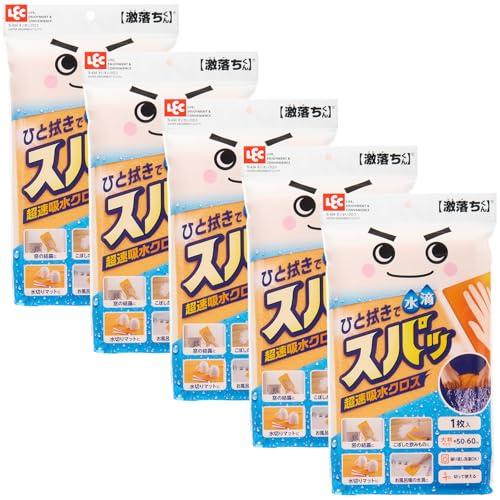 レック(LEC) すいすいクロス 強力吸水クロス × 5枚パック