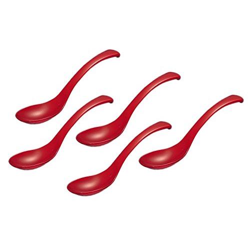 国際化工 マルケイ ユニレンゲ 朱 5本セット フック付 業務用 メラミン 樹脂 L5R