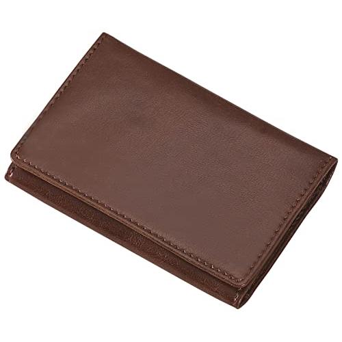 レイメイ藤井 名刺入れ グロワール メモホルダー付き 合皮製 ブラウン GLN1054C