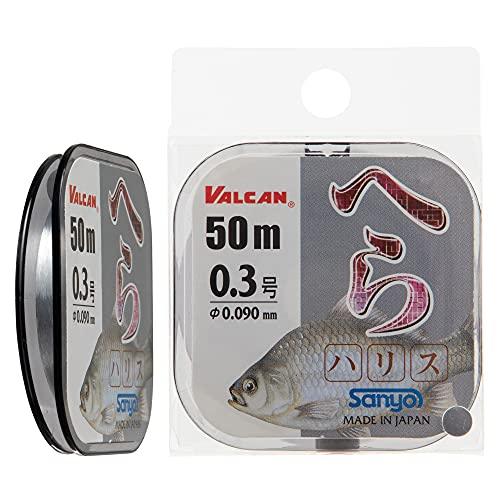 サンヨーナイロン ハリス バルカン へらハリス ナイロン 50m 0.8号 ナチュラルシルバー