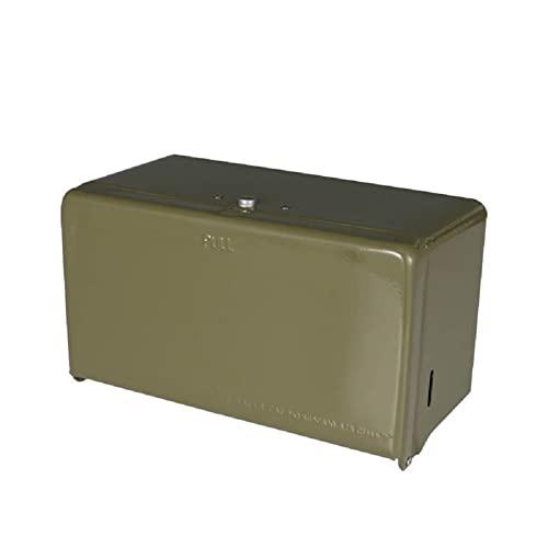 ダルトン(Dulton) ティッシュ ディスペンサー オリーブドラブ スチール ペーパー ホルダー ...