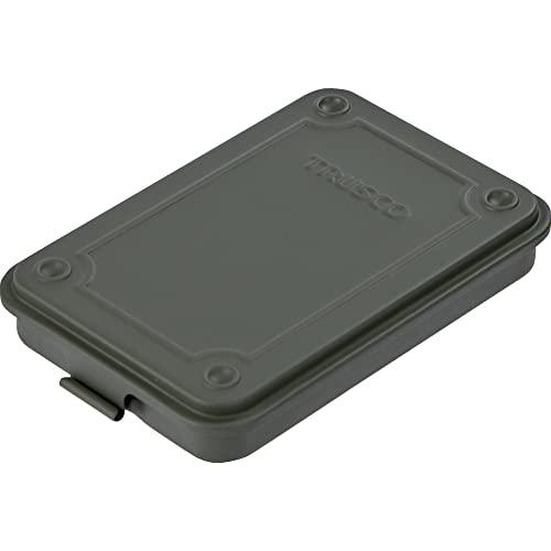 トラスコ中山(TRUSCO) トランク型工具箱 つや消しオリーブドラブ 154×105×29mm T...