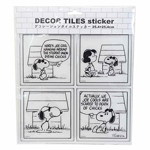S&amp;Cコーポレーション スヌーピー ステッカー タイル柄 no.4 PWD30