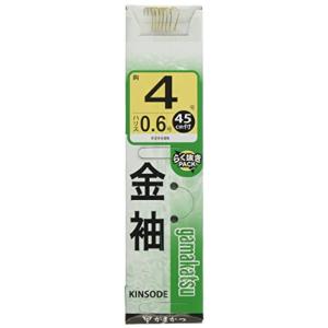 がまかつ(Gamakatsu) 糸付 金袖 4号-ハリス0.6. 11010-4-0.6-07｜川西ストア