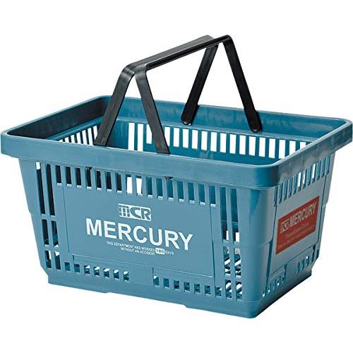 マーキュリー 買い物 レジ カゴ 収納 ボックス バスケット インテリア アウトドア キャンプ バー...