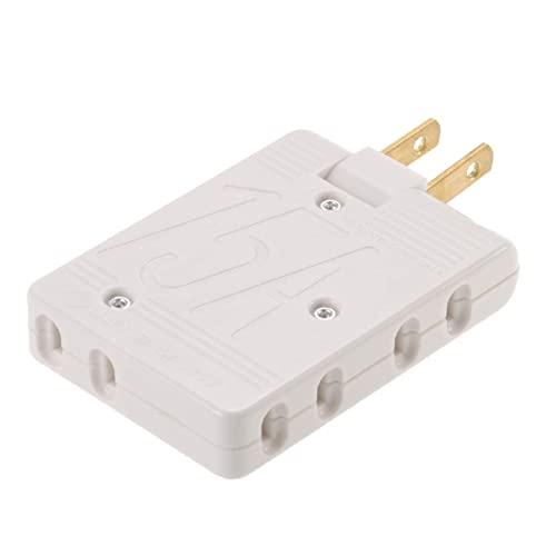 オーム(OHM)サイドコーナータップ 3個口 白 HS-AS315/W-G