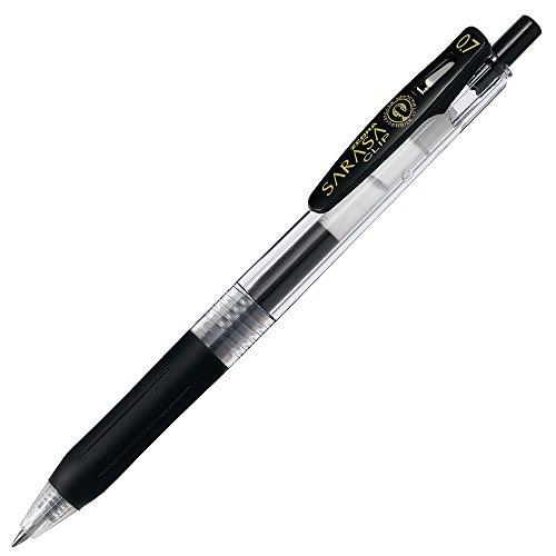 ゼブラ ジェルボールペン サラサクリップ 0.7 黒 10本 B-JJB15-BK