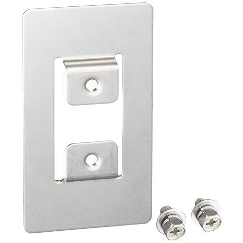 エーモン 安全計画 ガレージミラー貼り付け金具 約90×50mm・厚さ9.2mm 6718