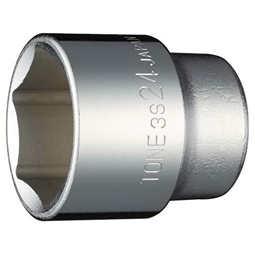 トネ(TONE) ソケット(6角) HP3S-24 差込角9.5mm(3/8) 二面幅24mm