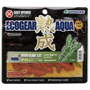 エコギア(Ecogear) ワーム 熟成アクア ロッククロー 2.5インチ(62mm) 赤イソメ J02 ルアー｜川西ストア