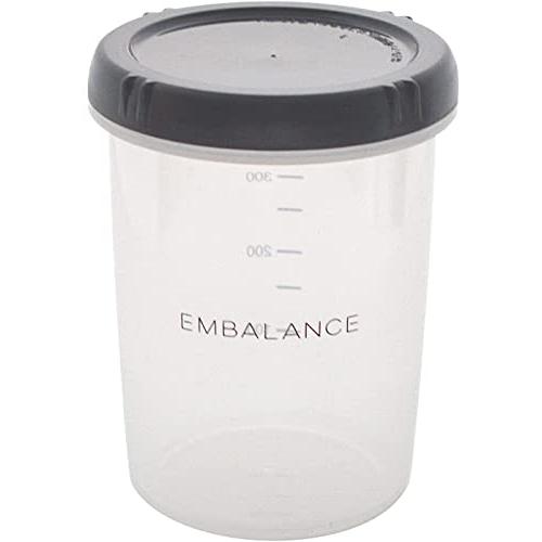 ウィルマックス(Wilmax) エンバランス ディープ ラウンドコンテナ S 500ml グレー T...