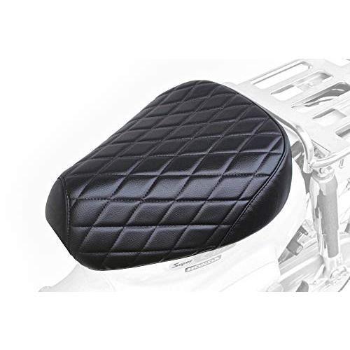 スペシャルパーツ武川 クッションシートカバー ダイヤモンドステッチ ブラック スーパーカブ50 / ...