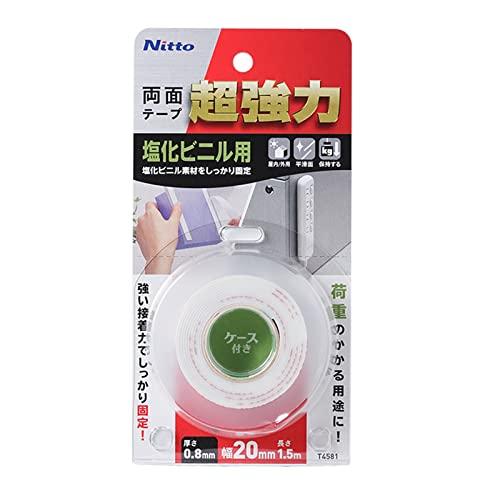 ニトムズ 超強力両面テープ 塩化ビニル用 20mm×1.5M T4581