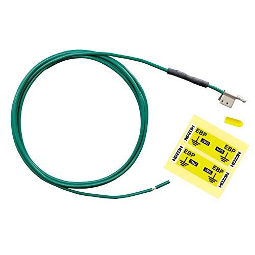 ホーザン(HOZAN) アース線 静電気対策 導電性マットのアース接続に カシメタイプ 外れにくい確...