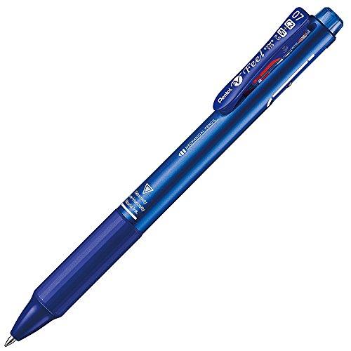 ぺんてる 多機能ボールペン フィール BXWB375MC メタリックブルー ボール径0.7mm