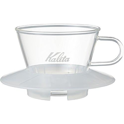 カリタ Kalita コーヒー ドリッパー ウェーブシリーズ ガラス製 1~2人用 クリア WDG-...