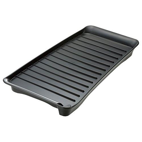 リッチェル 水切りトレー ダークグレー S ラクール ドレイニングトレー 抗菌加工