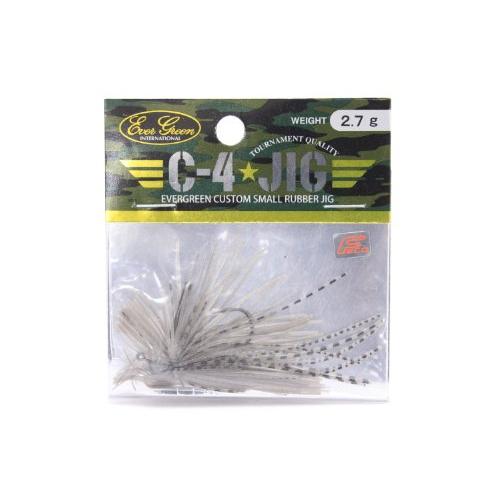 エバーグリーン(EVERGREEN) ラバージグ C-4ジグ 2.7g シークレットスモーク #20...