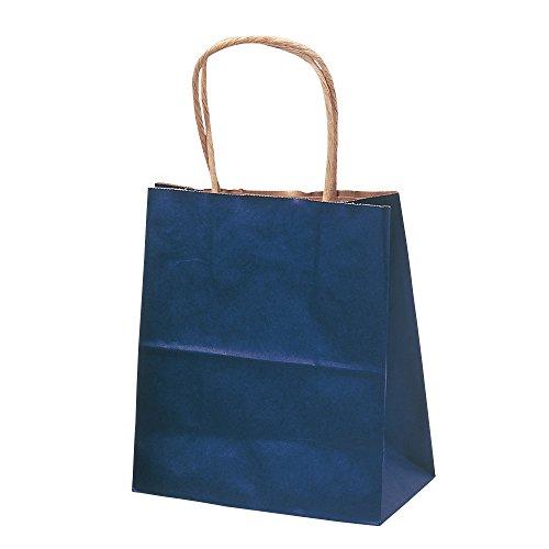 タカ印 ギフトバッグ 50-6912 手提げ 特小 10枚 紺