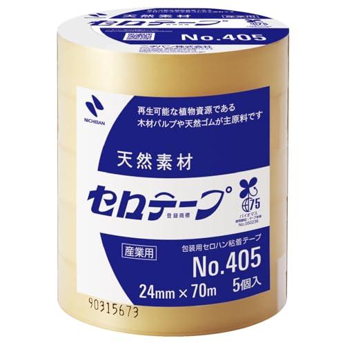 ニチバン セロテープ 大巻 24mm幅 70ｍ巻 5巻入 405-24×70