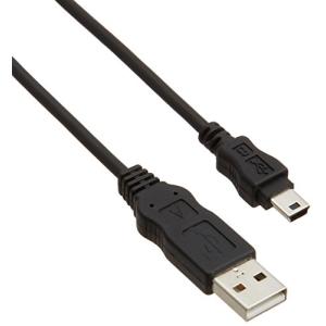 エレコム USBminiケーブル RoHS指令準拠 USB A オス-USB miniB オス 1.5m ブラック USB-ECOM515｜川西ストア