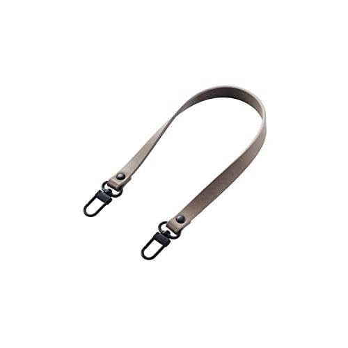 エレコム スマホ ハンドストラップ レザー ストラップシート別売り 落下防止 ベージュ P-STCA...