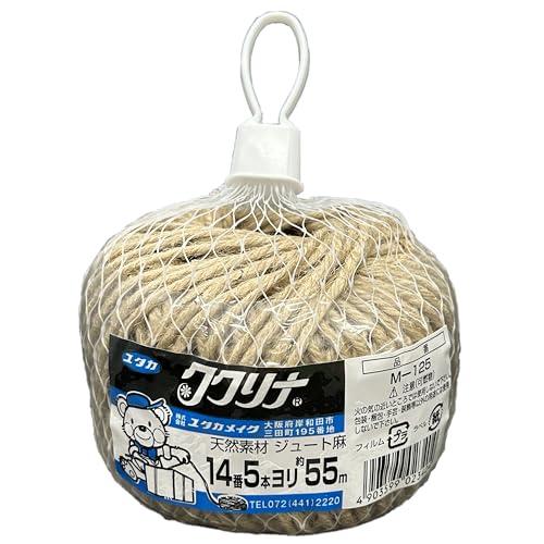 ユタカメイク ジュート麻 3mm×55m M-125 麻紐 手芸 園芸 DIY 古紙回収
