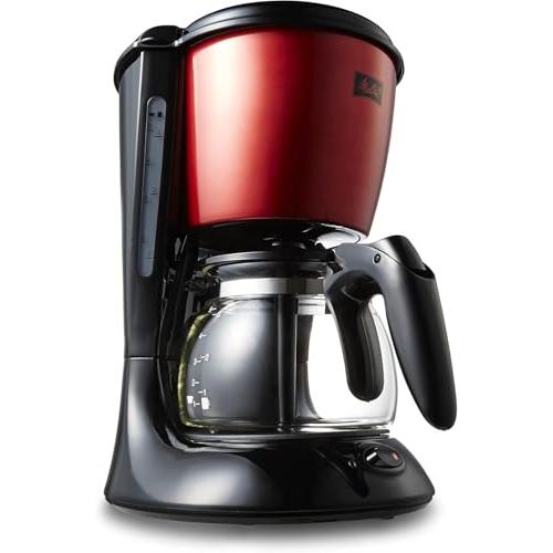 メリタ(Melitta) コーヒーメーカー ツイスト5杯用/保温機能付/ガラスポット/コンパクト/ア...