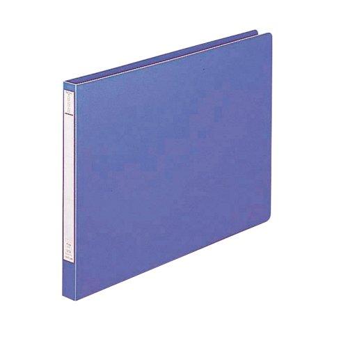 リヒトラブ パンチレスファイル B4ヨコ ブルー F-372