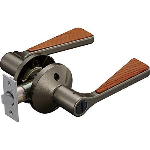 マツ六(Mazroc) レバー錠 エクレ 兼用取替バリアフリーレバー錠 トイレ錠 EL5060-4M...