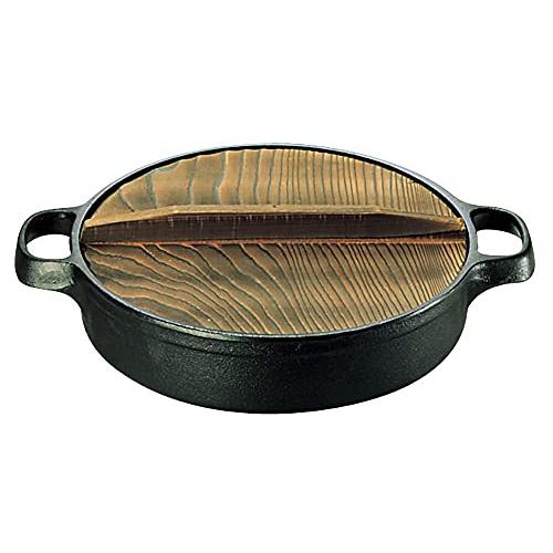 及源鋳造 盛栄堂 すきやきぎょうざ兼用鍋 24cm CA-3 鋳鉄 日本 QSK73003