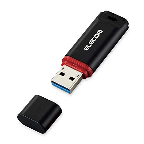 エレコム USBメモリ 32GB USB3.2(Gen1)対応 キャップ式 データ復旧サービス付 ブ...