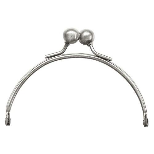 ハマナカ 編みつける 口金 (くし形) 約ヨコ9cm×タテ4.5cm 銀 H207-022-2