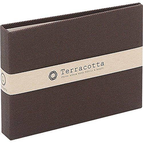 ナカバヤシ テラコッタ 溶着式ポケットアルバム チェキ40枚 ブラウン TER-CK2P-90-BR