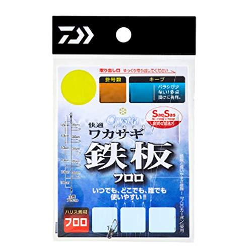 ダイワ(DAIWA) クリスティア 快適ワカサギ仕掛けSS 鉄板フロロ キープ 7本 0.5号