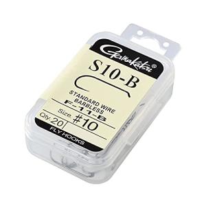 がまかつ(Gamakatsu) フライフック S10-B 8号 20本 NSブラック F-11-B 12851
