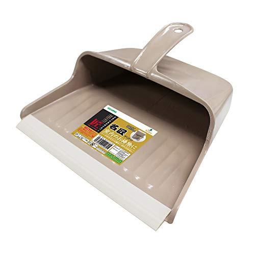 アズマ チリトリ 安心チリトリヘラ付 幅:約26cm フード付だから掃きこぼれが少ない 名匠616