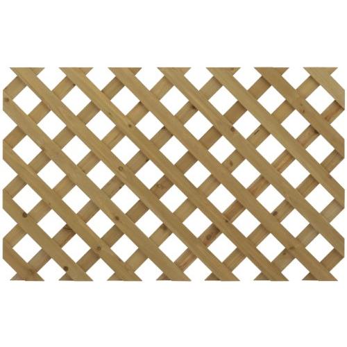 タカショー 枠なし ラティス 950×590 オークル