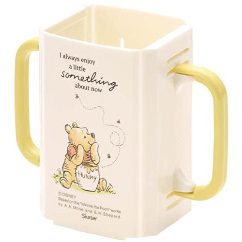 SKATER 紙パック飲料ホルダー 折りたたみハンドル 両手マグ くまのプーさん ピクニック DHP...