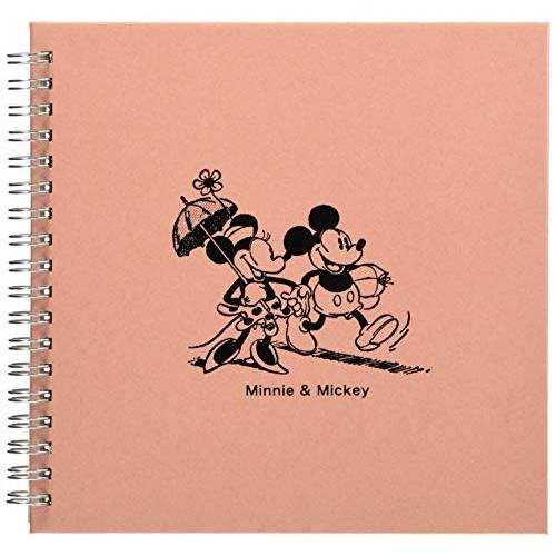 ナカバヤシ フリーアルバム かけるーのエアー台紙 ミッキー ピンク アKA-SWF-201-P