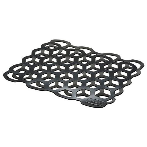 リッチェル シンクマット ダークグレート ラクール シリコーンマット 耐熱