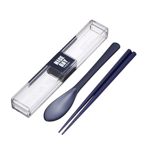 岩崎工業 ラストロウェア とっても強い ケース入り スプーン 箸 セット 18cm 弁当 箸箱 大人...