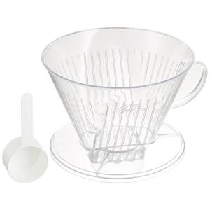 カリタ(Kalita) コーヒー ドリッパー プラスチック製 7~12人用 104-D #07001｜hapitize