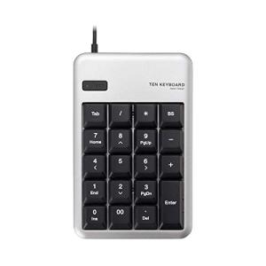エレコム(ELECOM) テンキー 有線 メンブレン Mサイズ 1000万回高耐久 シルバー TK-TCM011SV｜川西ストア