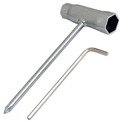 セフティー3 刈払機用レンチ マルチ M5付 13mm・19mm・+2