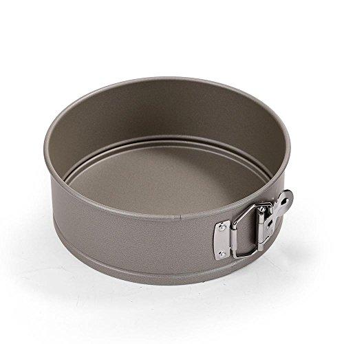 タイガークラウン ケーキ型 グレー 200×72mm バネ式デコ型21cm スチール フッ素コーティ...